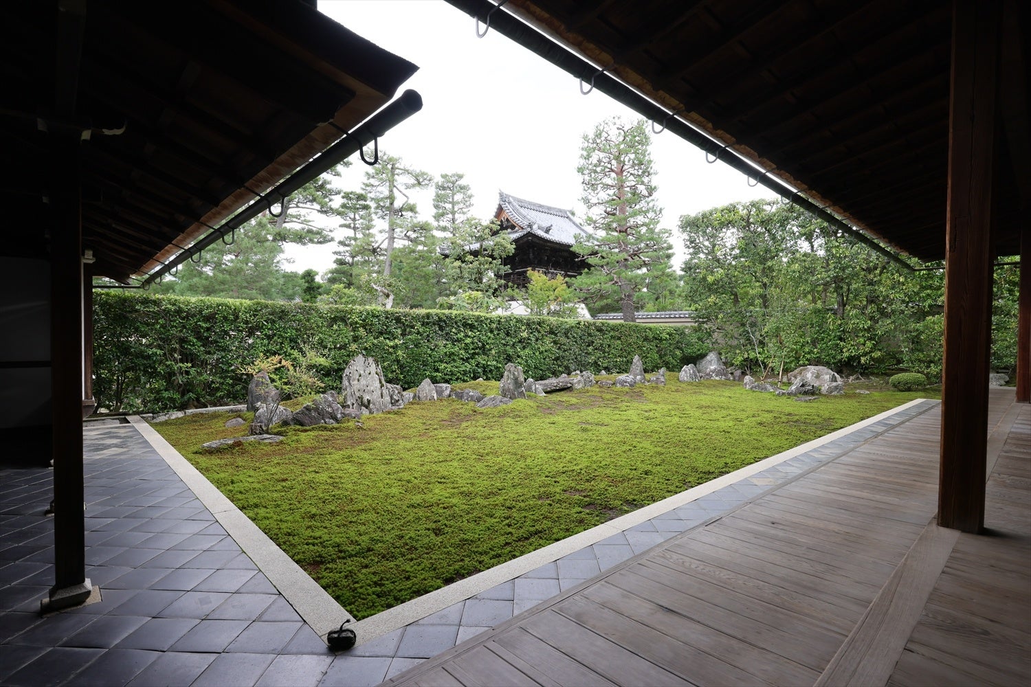 【名勝】⽅丈庭園「百積の庭」　