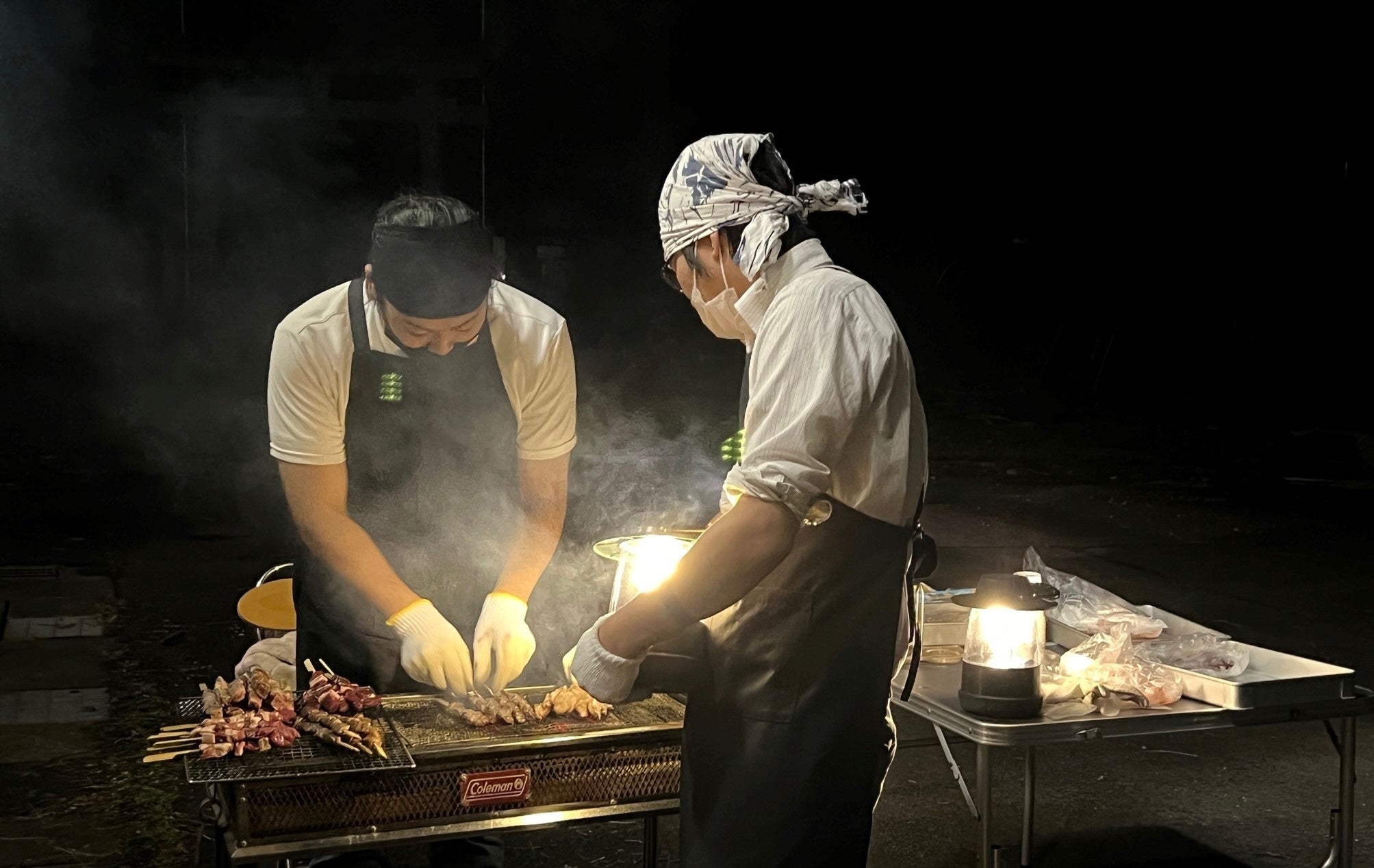 串焼きも提供