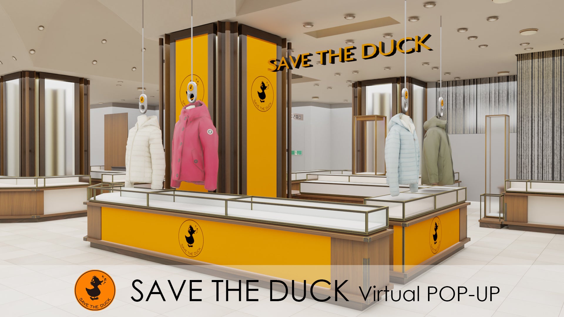 メタバースにSAVE THE DUCKのバーチャルショップが登場