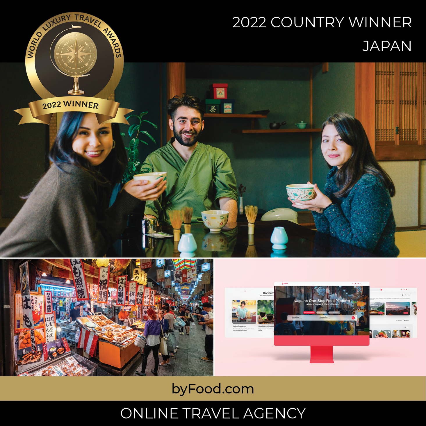 旅行業界のアカデミー賞「2022 World Luxury Travel Awards」ONLINE TRAVEL AGENCY（OTA部門）にて日本国最優秀賞を受賞！