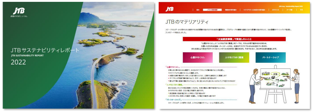 「JTBサステナビリティレポート2022」を公開