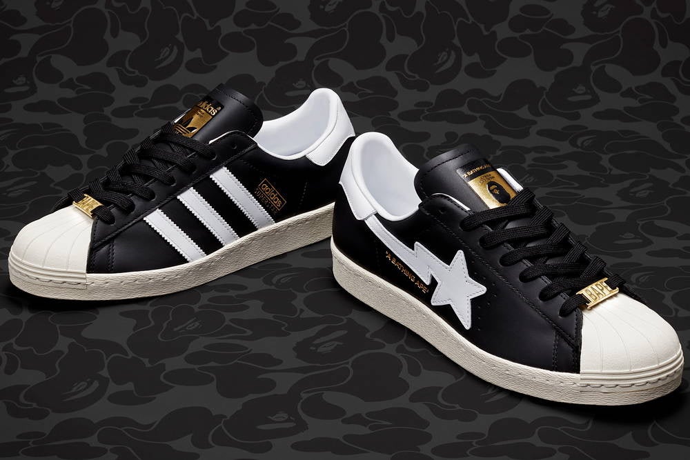 A BATHING APE® x adidas OriginalsSUPERSTAR 80S