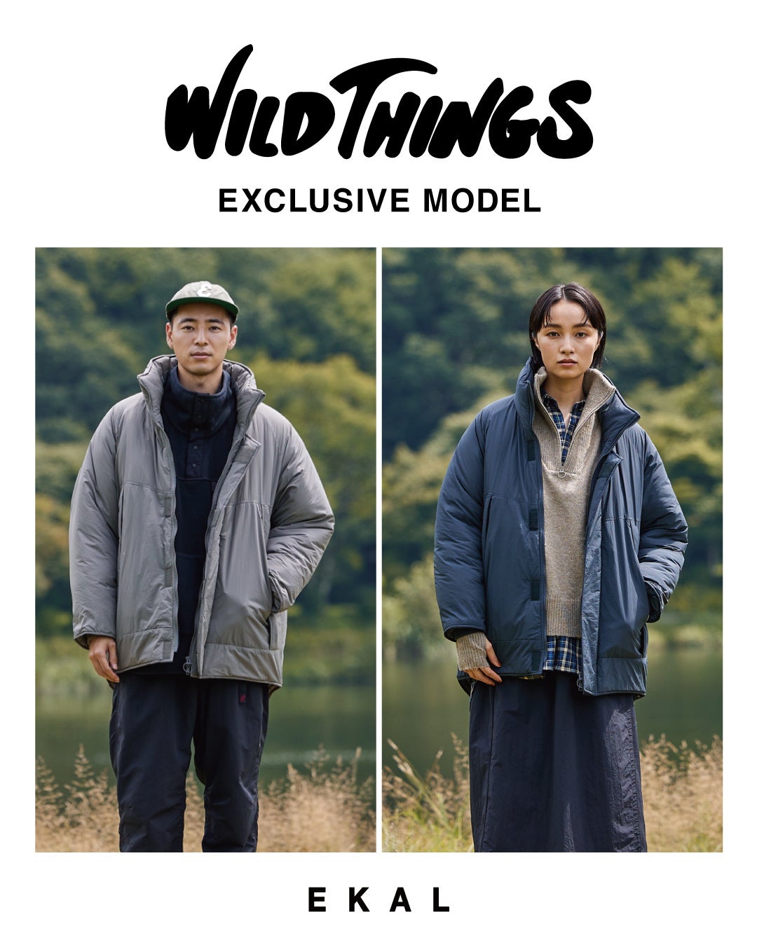 WILD THINGS × EKAL のコラボレーションアイテムが登場！