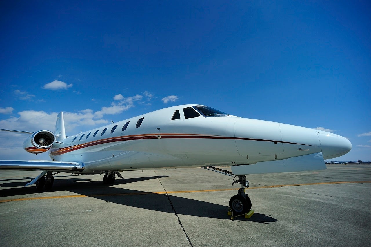 Citation Sovereign 提供：朝日航洋