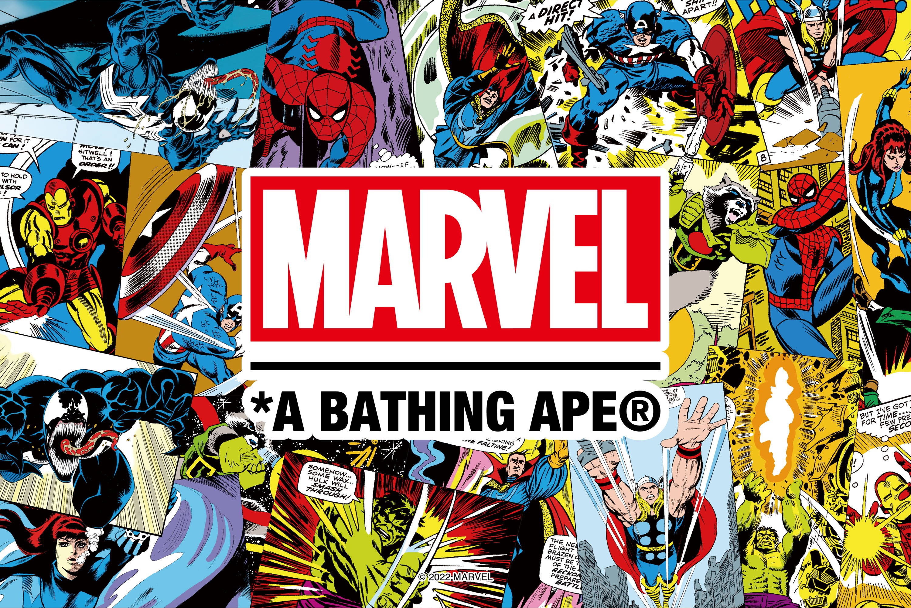 A BATHING APE®︎ × MARVEL