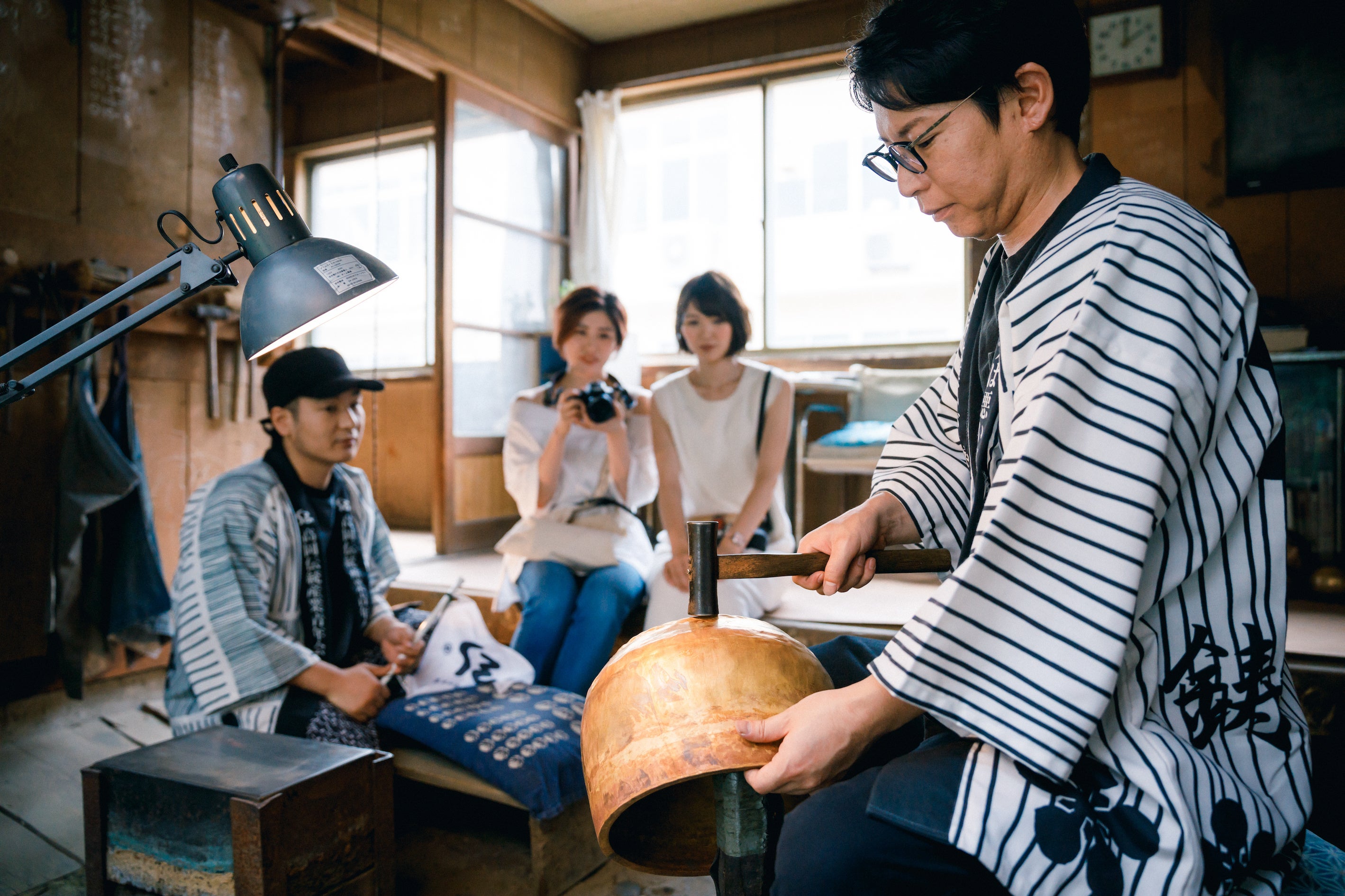 ケイス工房善龍ではペアでのものづくり体験にチャレンジ