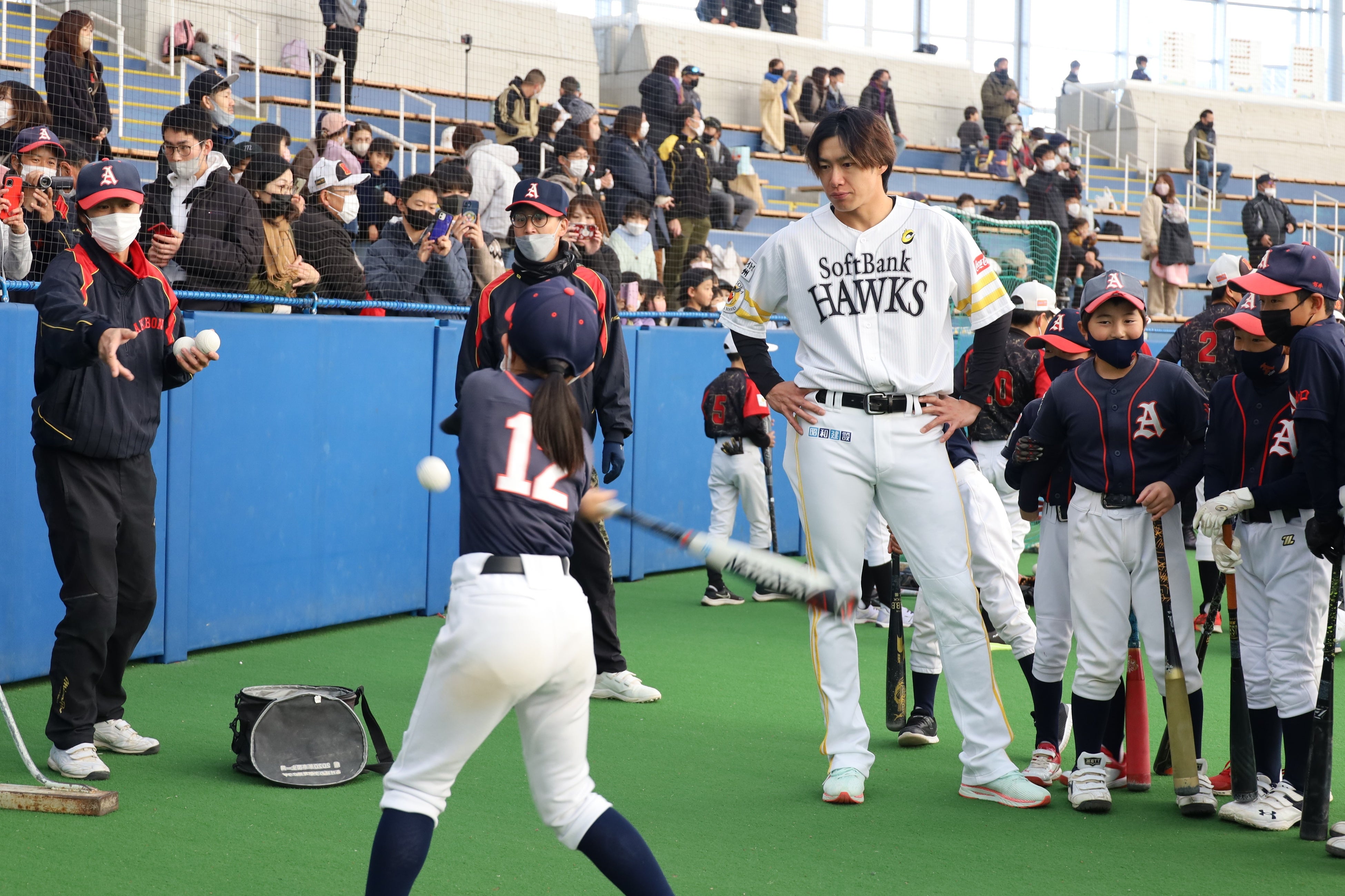 【焼肉 蔵元】ホークス柳田悠岐選手やメジャー挑戦の吉田正尚選手など8人を講師に少年野球教室（イベント報告 12月10日開催）