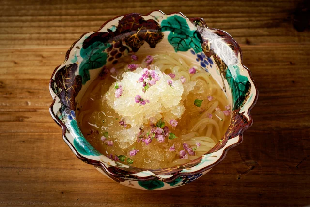 一石三鳥名物！出汁冷麺