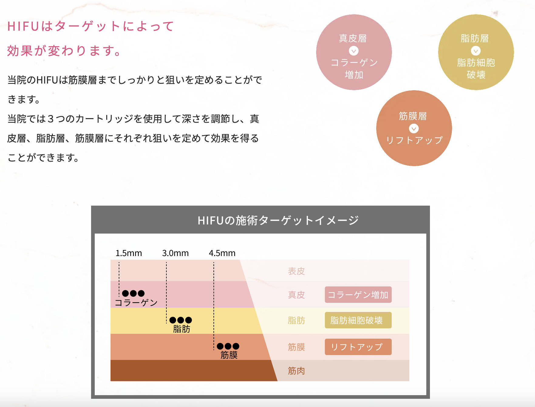 「FIRE CLINIC」超音波の力で内側から引き締める「ボディーHIFE」施術開始しました。