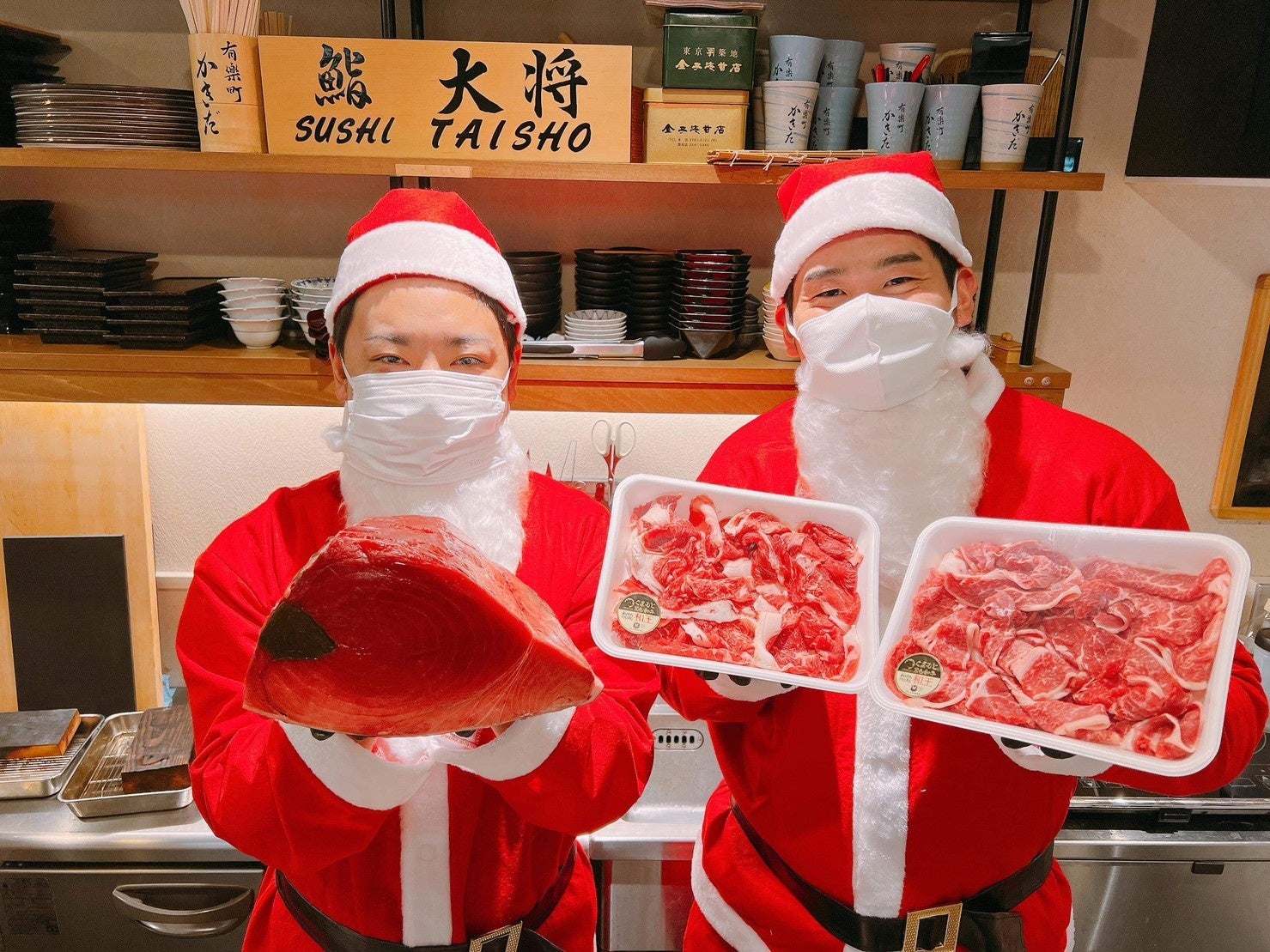 魚が食べられない子どものために、お肉も用意