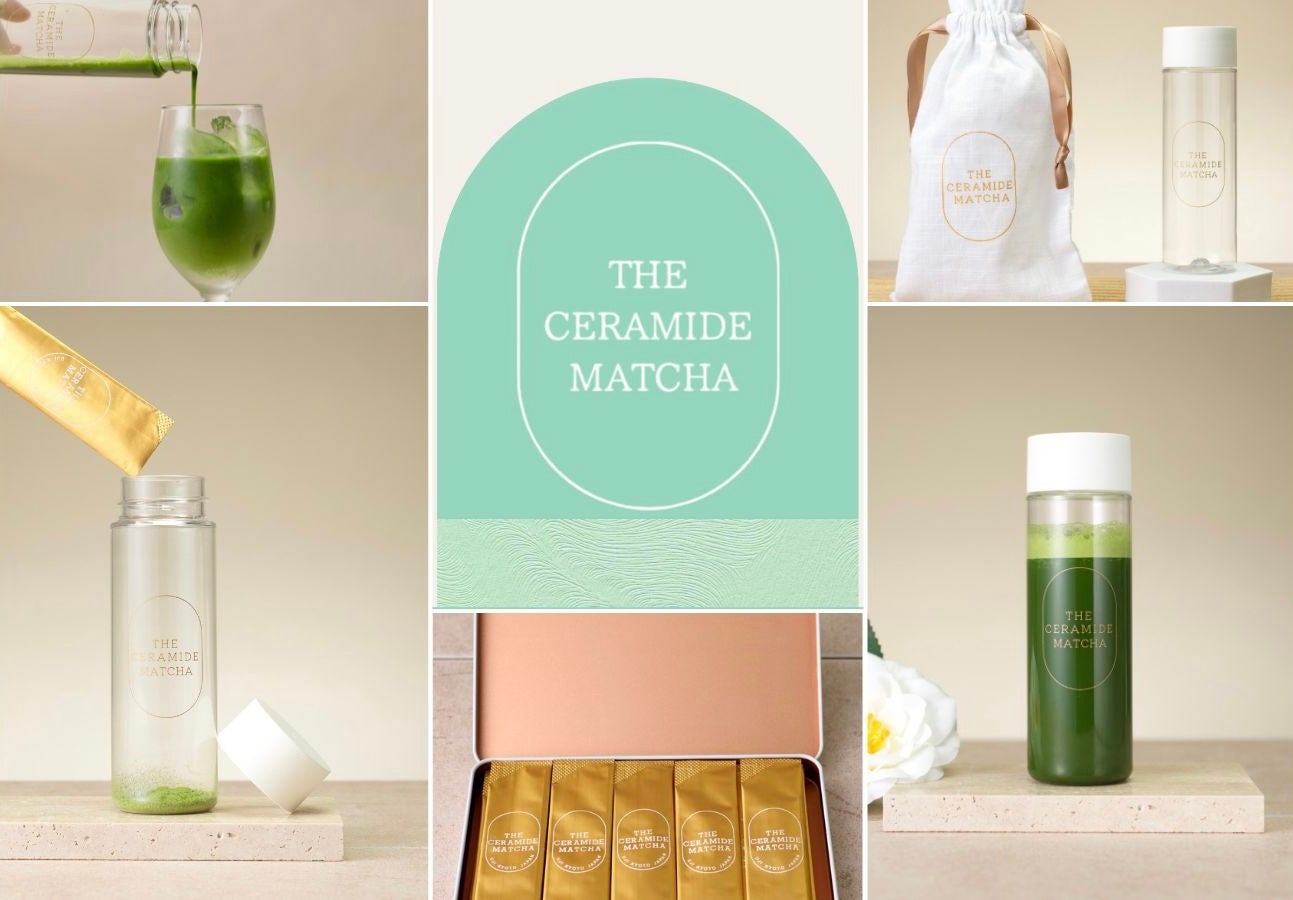 新商品( tha ceramide matcha )振って一服整えるセラミド抹茶 をMakuakeにて公開スタート。