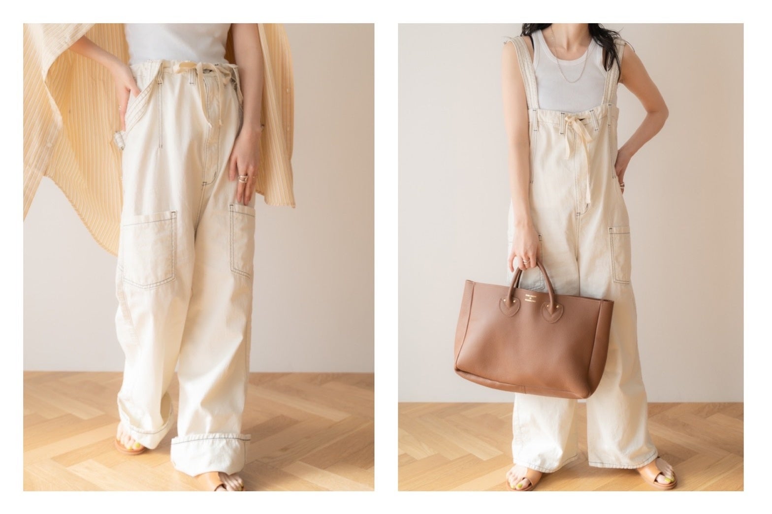 2WAY DRAW SALOPETTE ¥14,850