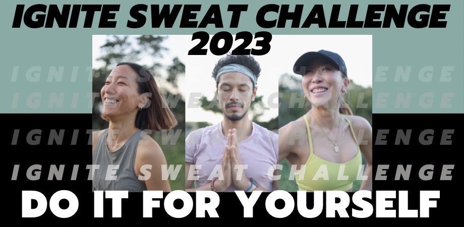 「IGNITE YOGA」の大人気ウェルネスイベント 2月開催『SWEAT CHALLENGE 2023』エントリー受付中！