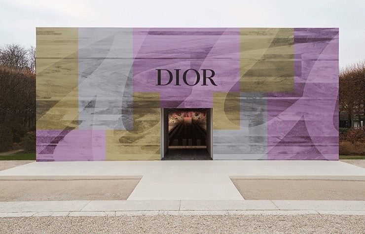 【DIOR】 ロダン美術館にて2023年春夏オートクチュール コレクション ショーの舞台装飾を特別展示