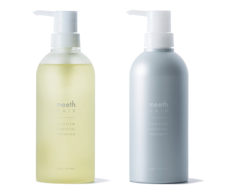 スキンケアブランド〝meeth / ミース〟より、HAIRVIEW ESSENTIAL SHAMPOO & TREATMENT が新発売！