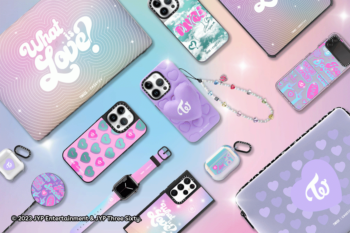 グローバルガールズグループ TWICEと初コラボ！ONCEへのLoveを込めた「TWICE x CASETiFY」コレクションが登場。