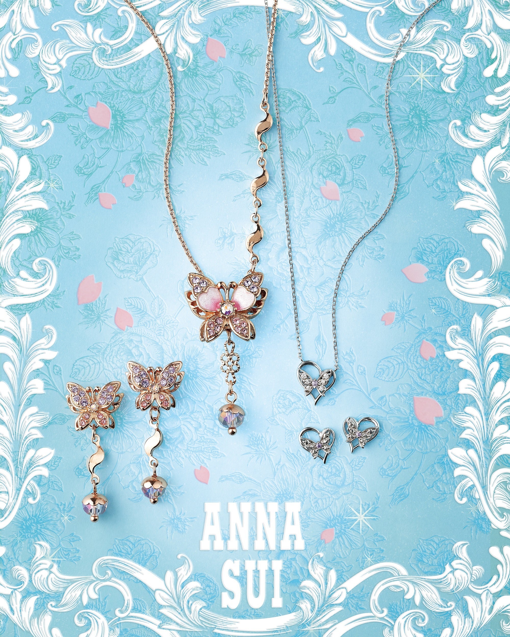 【ANNA SUI】定番の蝶モチーフアクセサリー新作発売