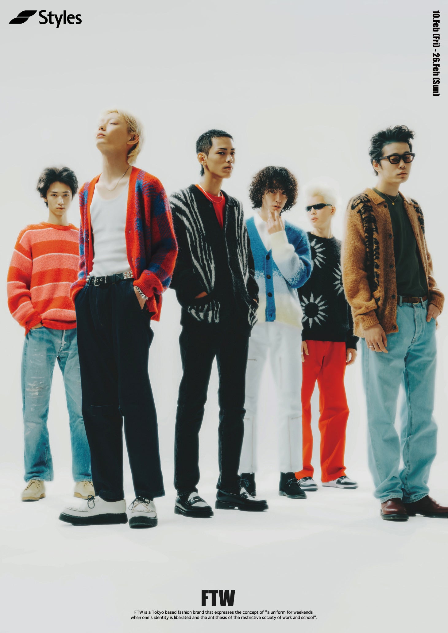 Styles代官山にて、ファッションブランドFTWが初のPOP-UP STOREを2月10日(金)から開催決定