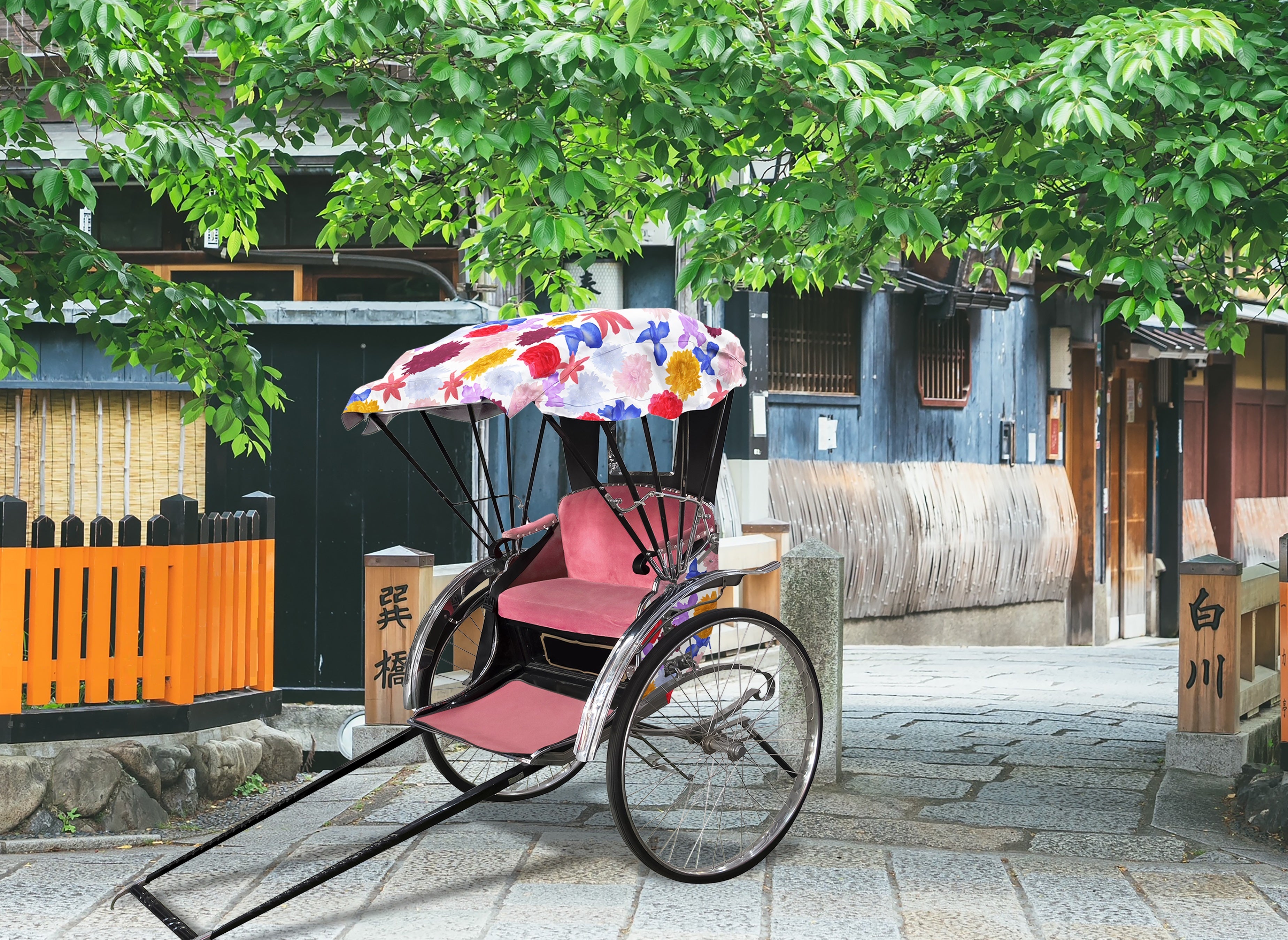 ※花咲く人力車（走行車）　イメージ