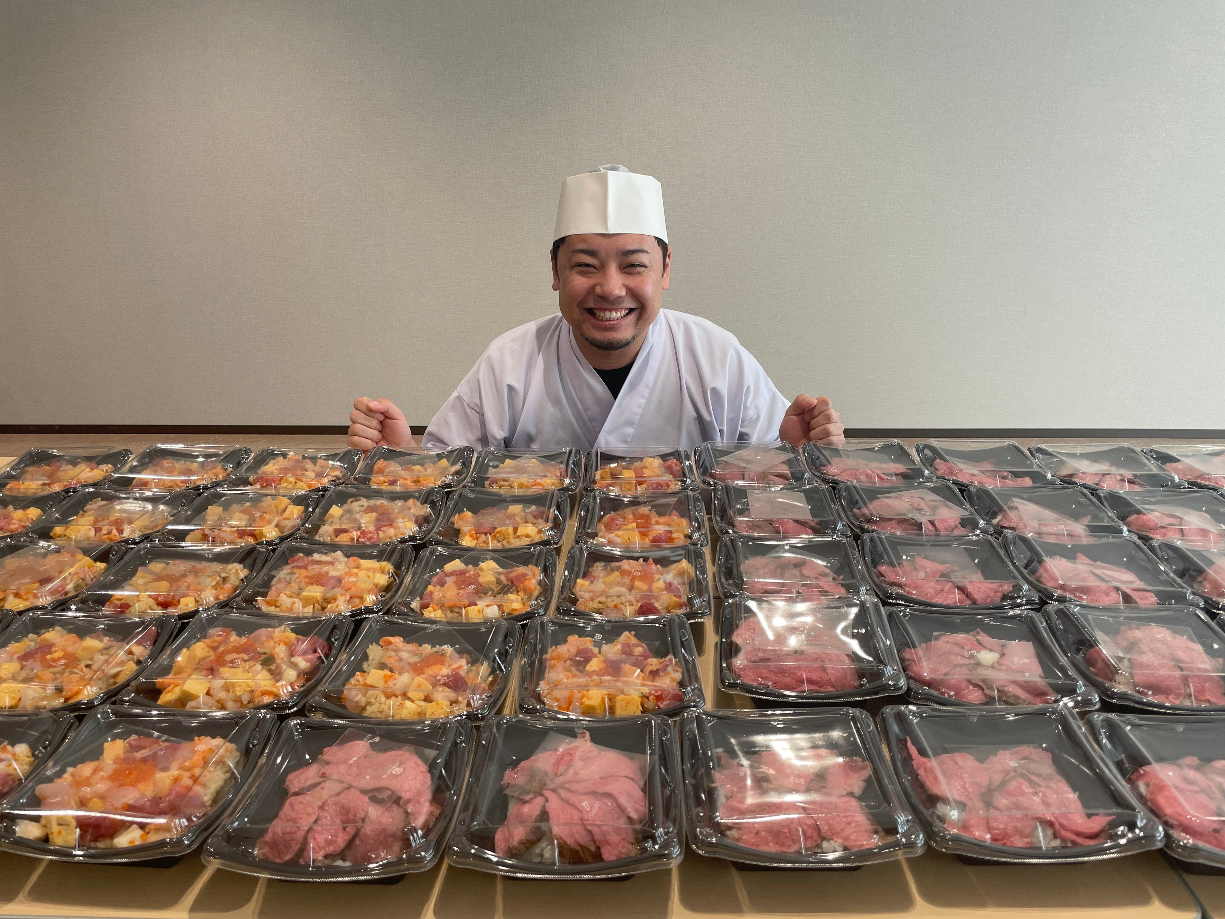 大将「ちらし寿司丼もローストビーフ丼も、いい食材を使用しています」