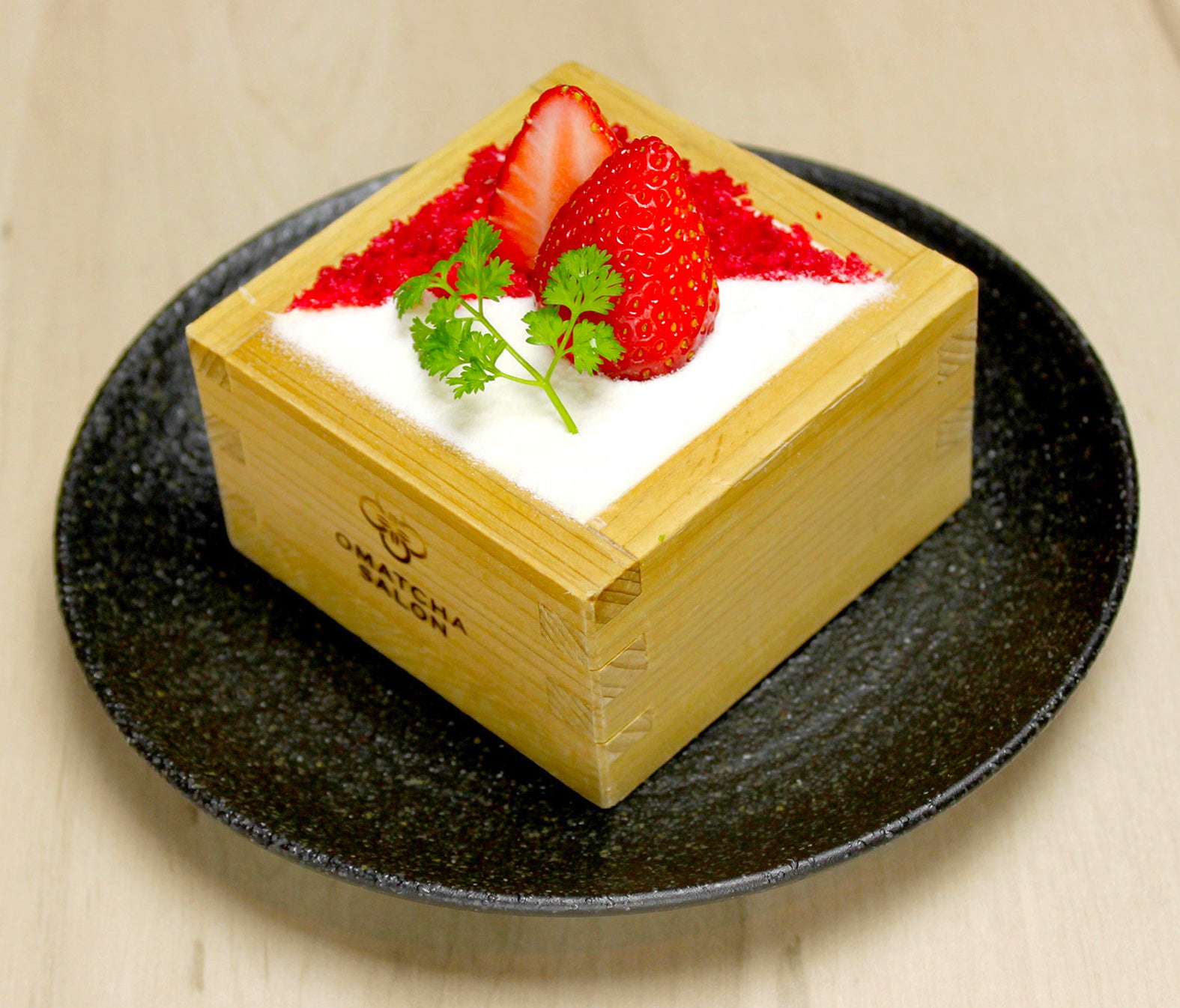 いちごとクリームチーズの生ティラミス～お茶セット～¥1,100