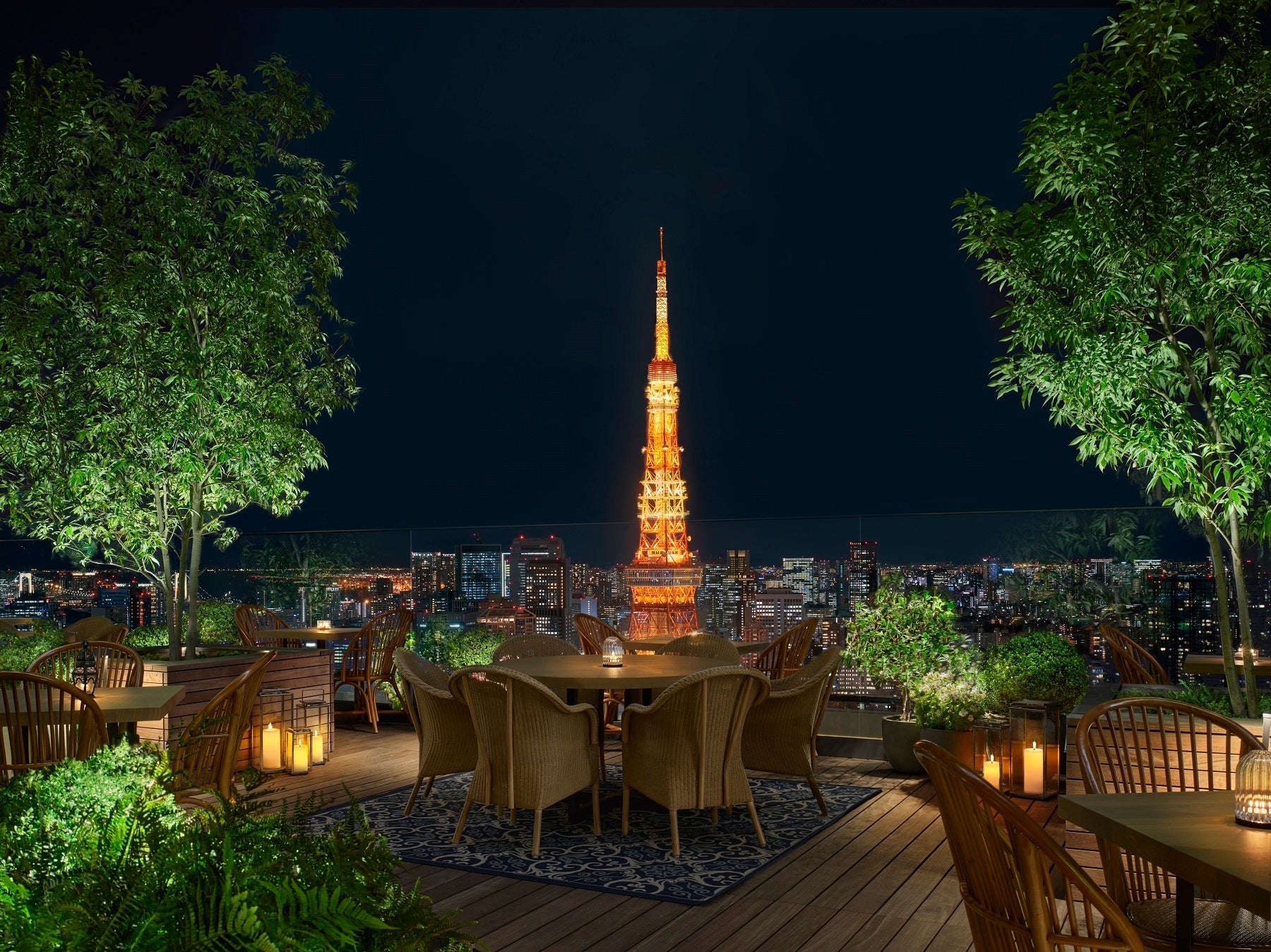 【東京エディション虎ノ門】豊かな緑が茂る天空に浮かぶ庭園 Garden Terraceがリオープン ー The Jade Room + Garden Terrace 2023年3月25日（土）