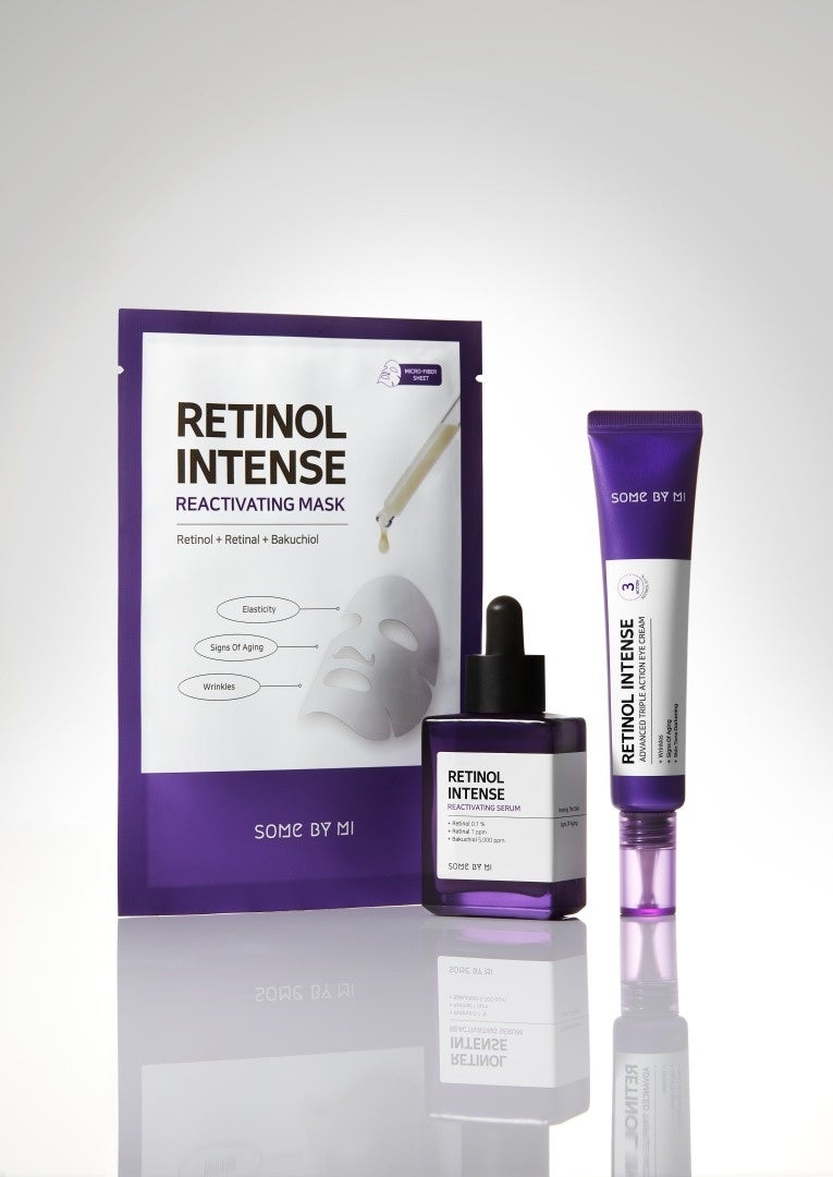 左からRETINOL INTENSE REACTIVATING MASK／330円、同SERUM／2,850円、同EYE CREAM／2,151円　すべて税込