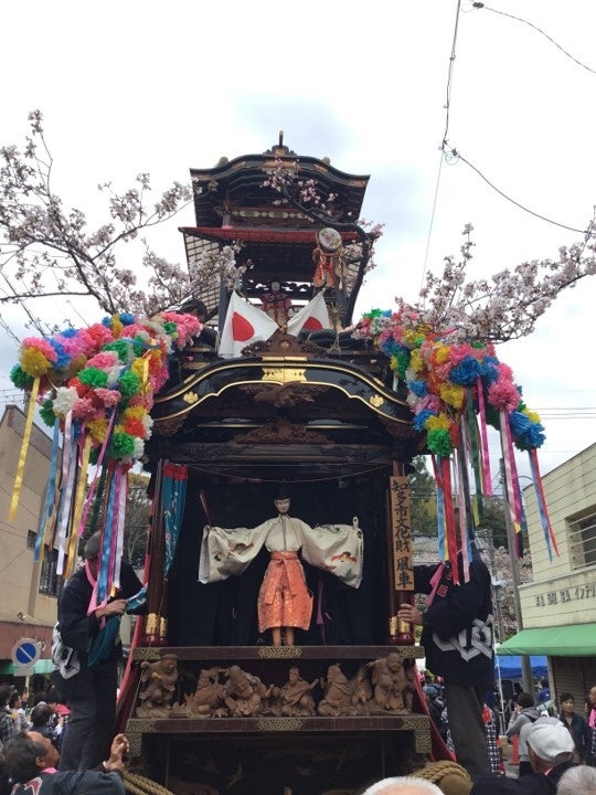 岡田春まつり　木偶奉納