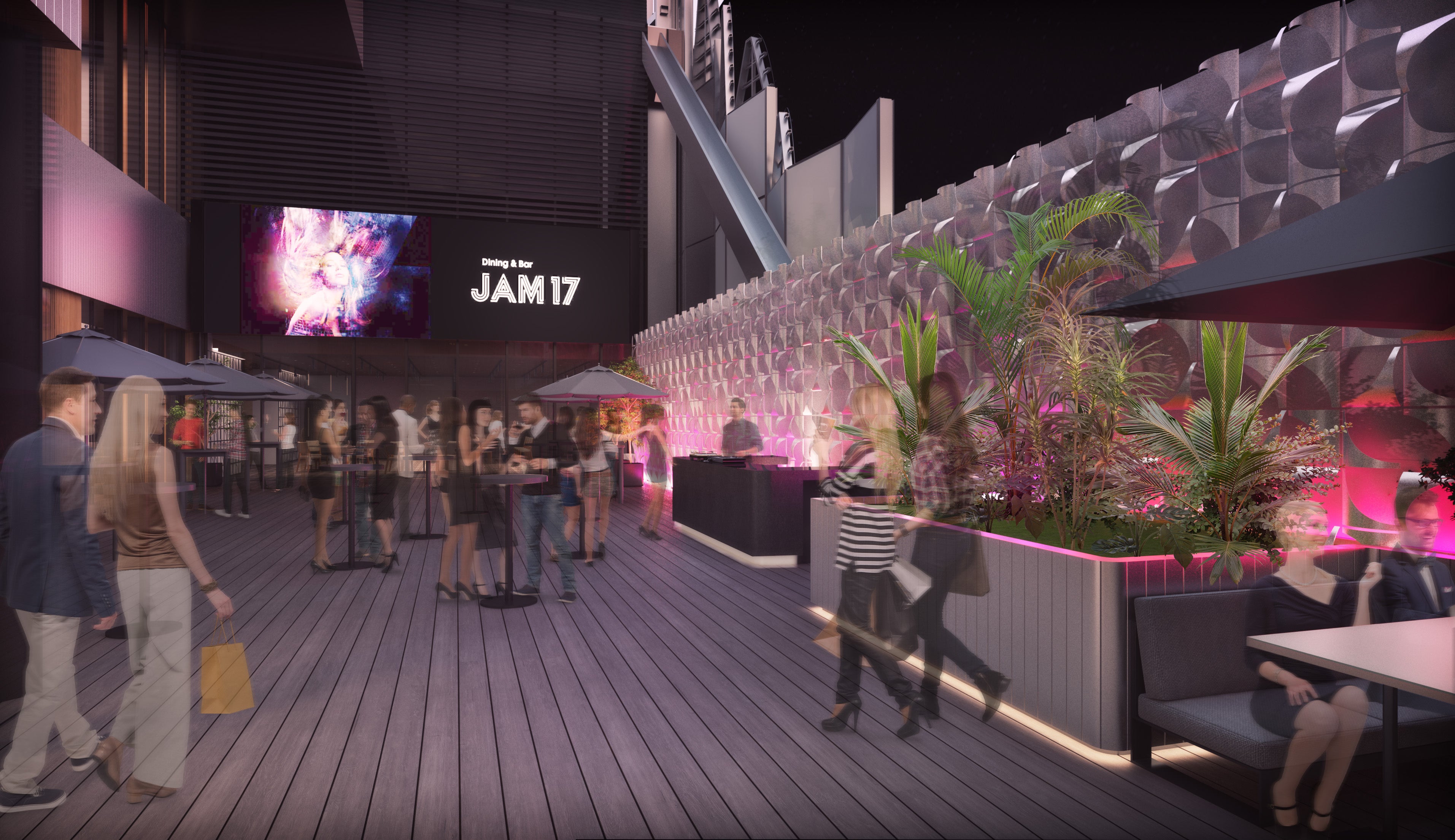 オープニングレセプション開催のお知らせ ホテルとまちを繋ぐ新しい社交場「JAM17 DINING & BAR」