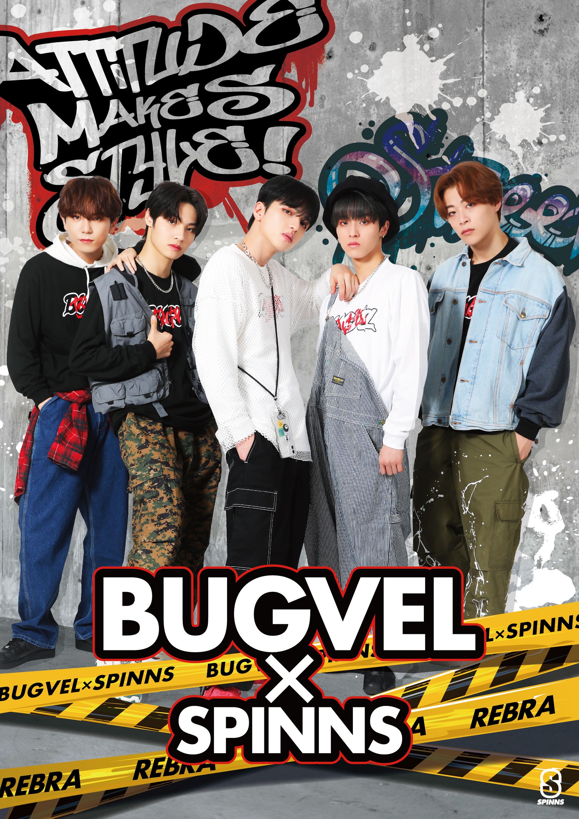 5人組Dance&Vocalグループ「BUGVEL」とのコラボアイテム発売決定！さらに！２店舗でブロマイドお渡し会&集合写真撮影会の来店イベントも開催！