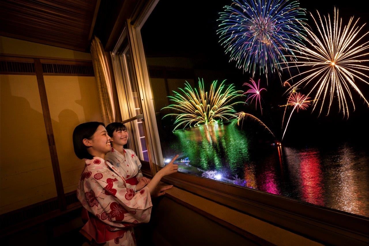 【絶景の湯宿　洞爺湖畔亭】花火を観ながら乾杯♪地場食材を使ったオードブルに舌鼓＆地元のお酒で酔いしれる洞爺の夏。