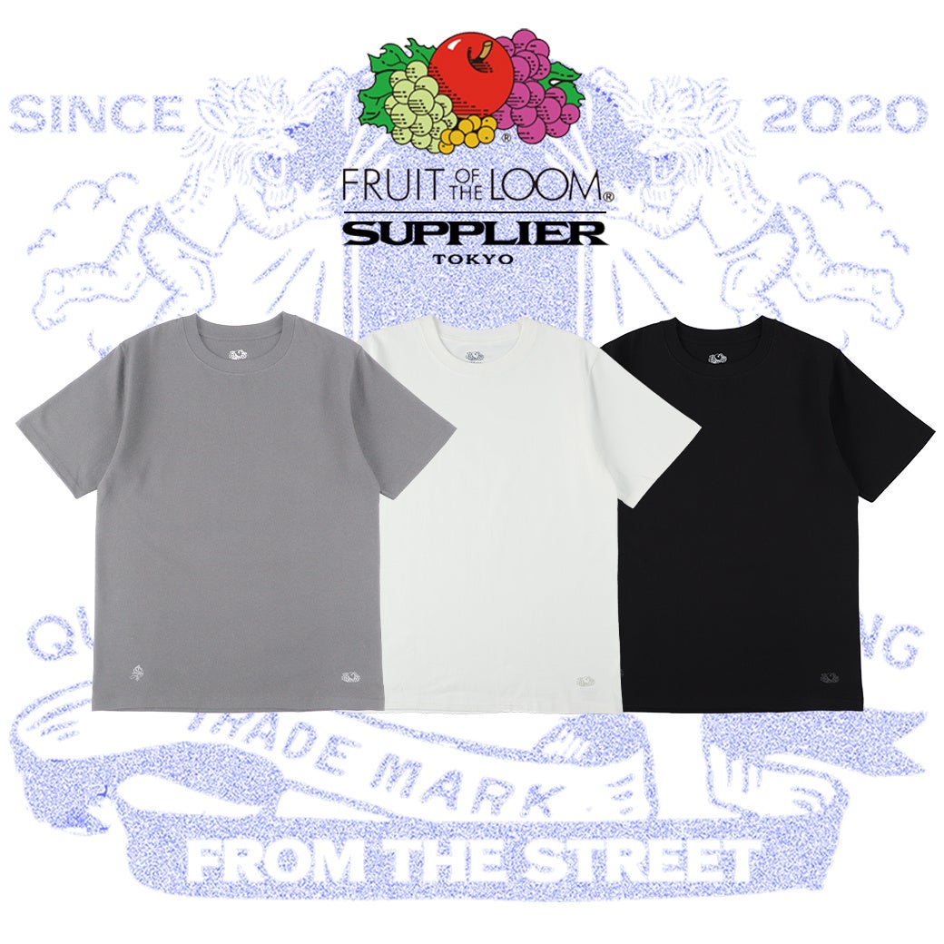 「SUPPLIER」が「FRUIT OF THE LOOM」とのコラボレーションTシャツをローンチ！