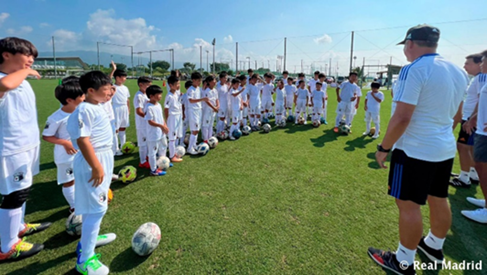 ディアーズ・ブレインホールディングスの人材育成・地域創生プロジェクト「Real Madrid Foundation Clinic 2023 」開催