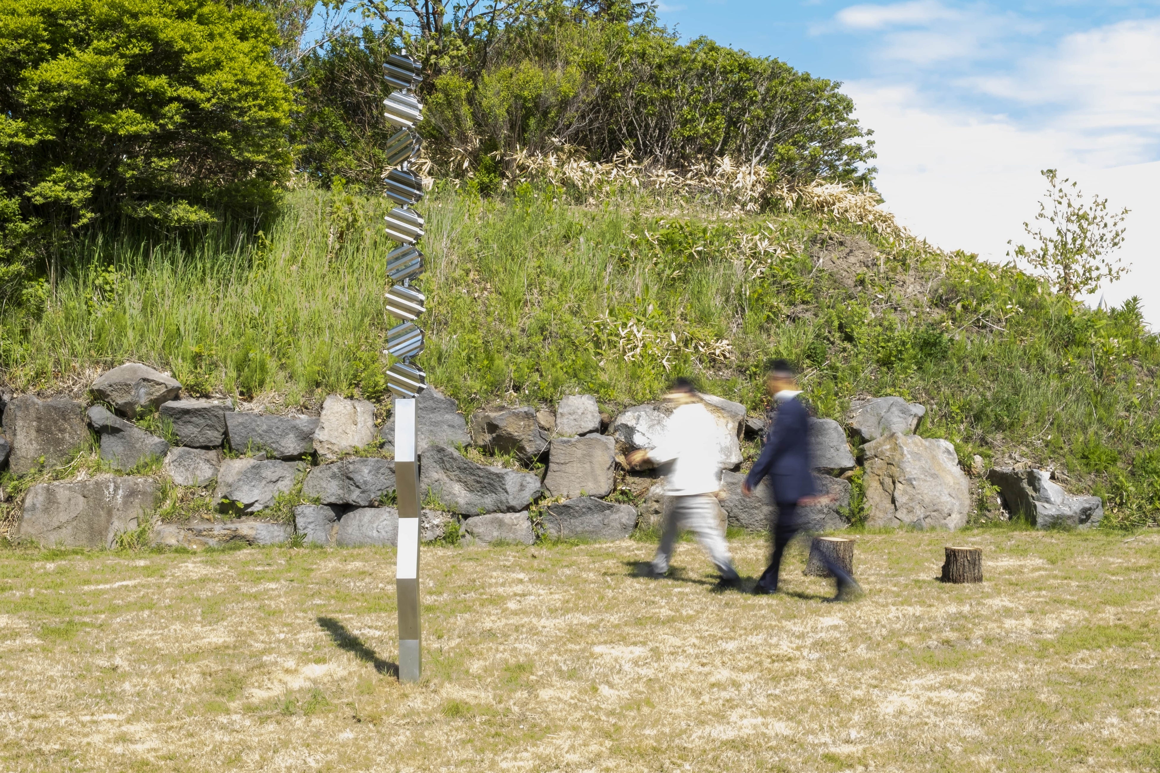 WA!moto.の彫刻作品が 世界遺産・北黄金貝塚（北海道伊達市）に登場！