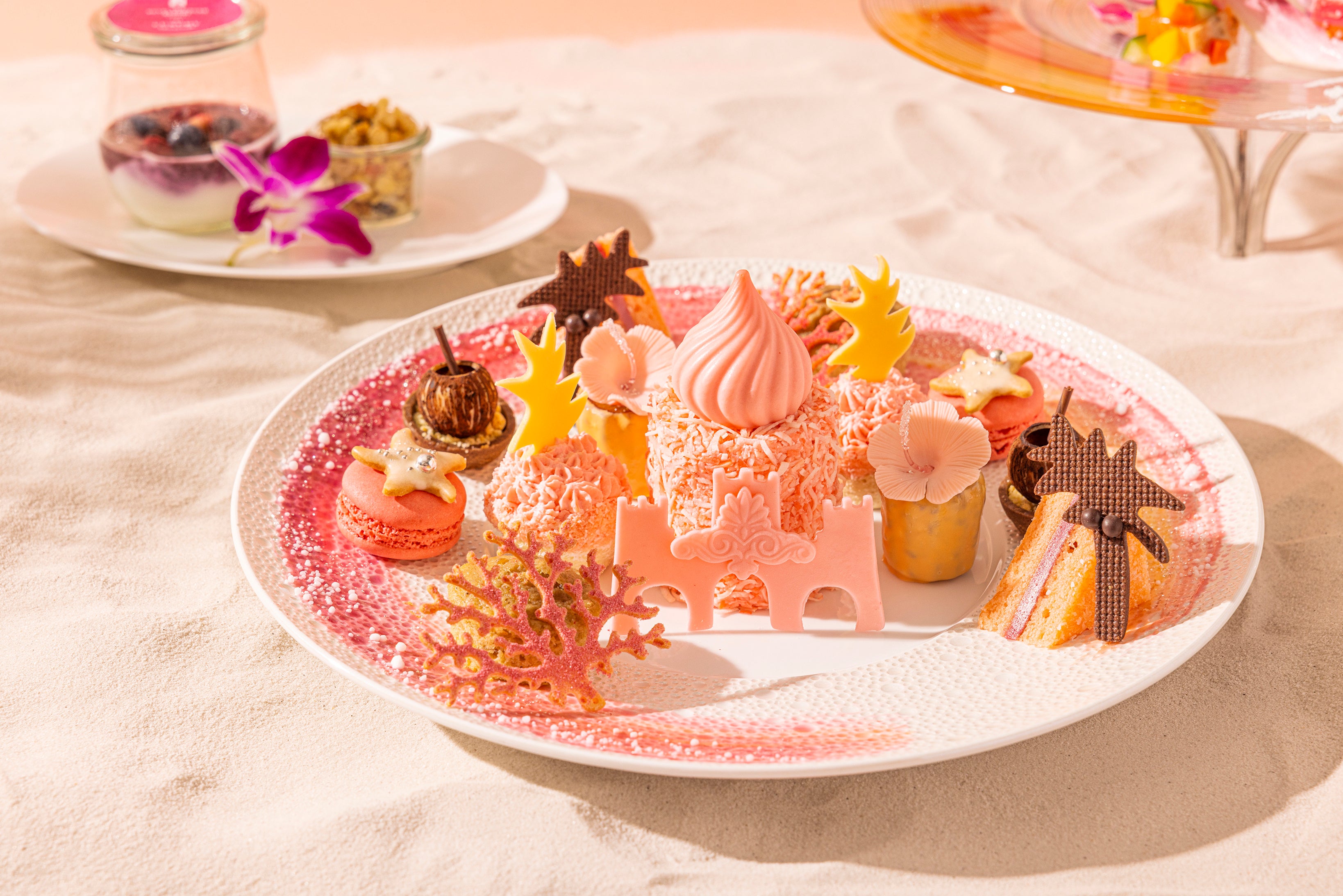 Sunset Pink Palace Afternoon Tea～Inspired by The Royal Hawaiian～ イメージ（ザ・プリンスギャラリー 東京紀尾井町）