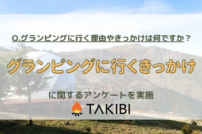 Z世代は「視覚的要素」を重視？グランピングに行く理由やきっかけに関する調査実施！