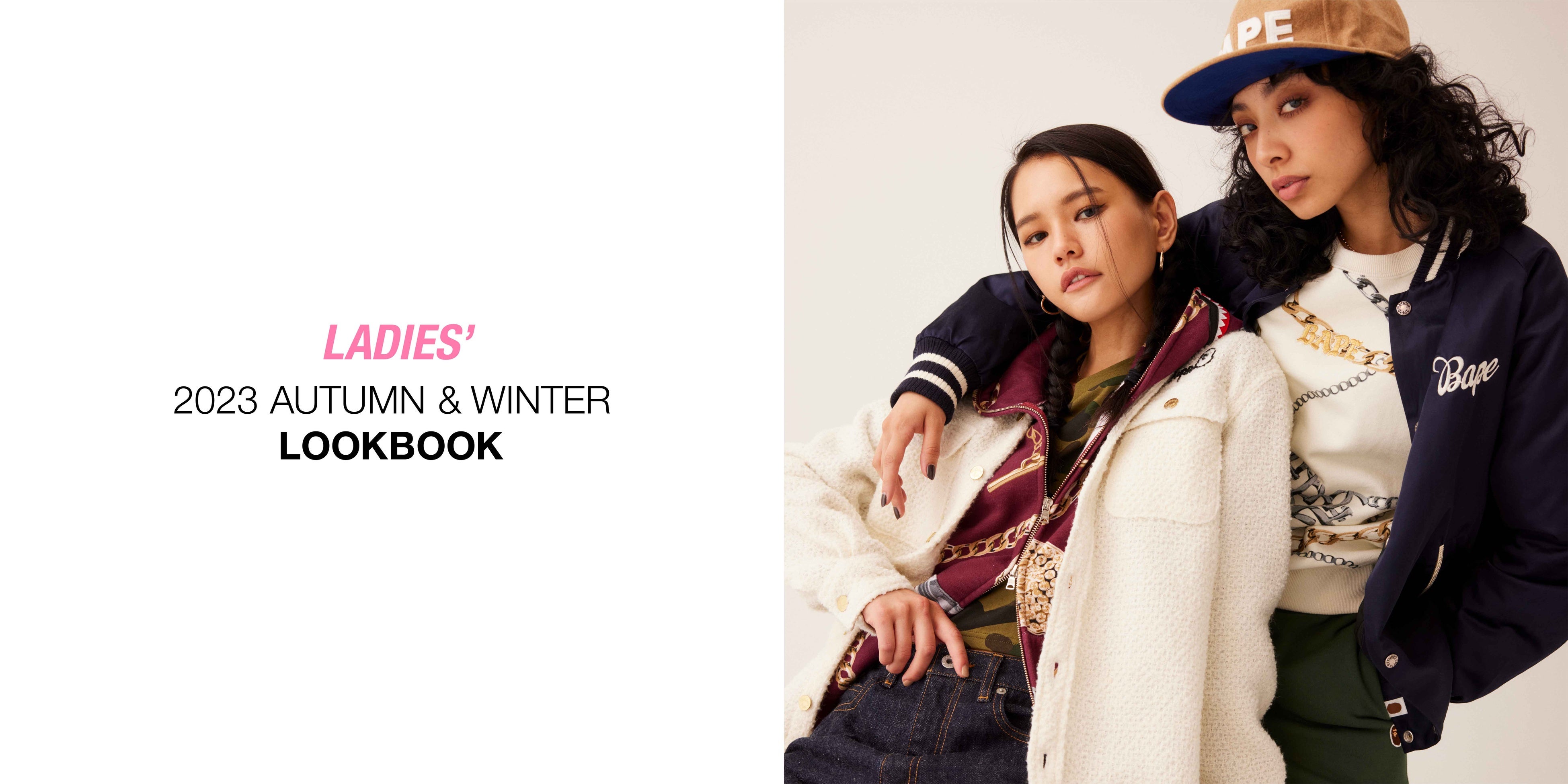 A BATHING APE® LADIES 2023 AUTUMN & WINTER SEASONのLOOKを公開