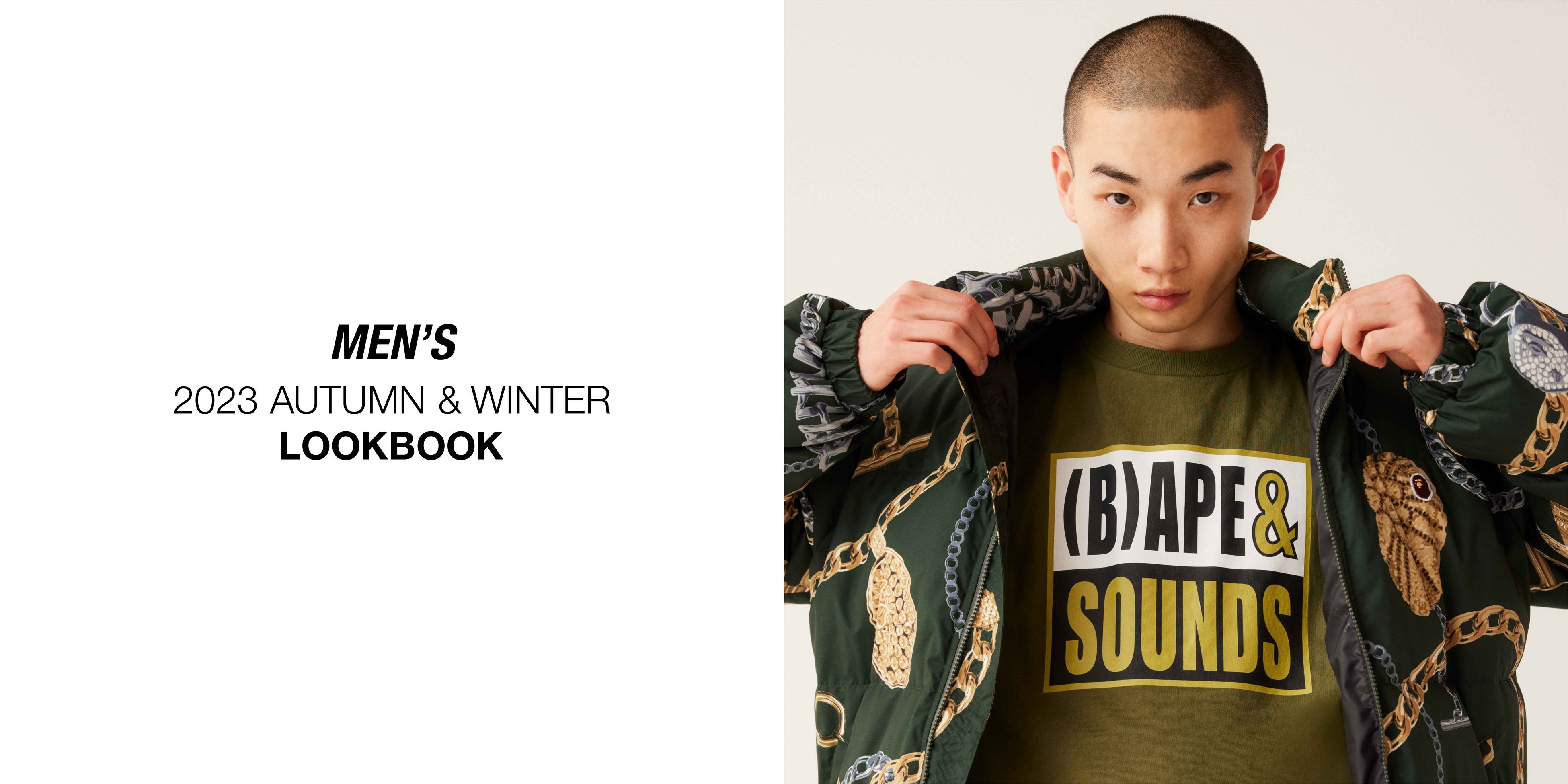 A BATHING APE® MEN’S 2023 AUTUMN & WINTER SEASONのLOOKを公開