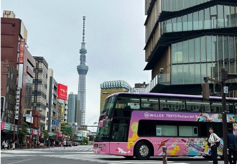 東京レストランバスと東京スカイツリー