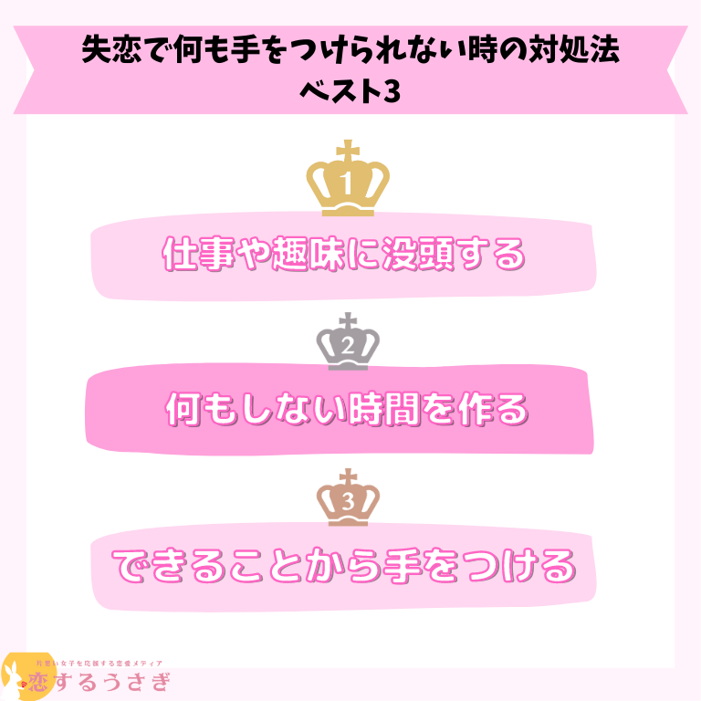 【女性53名アンケート】失恋で何も手につかない時の実体験と調査結果【調査レポート】