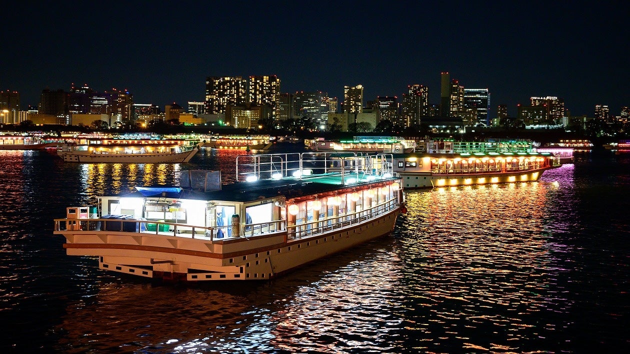 【東京ベイ潮見プリンスホテル】風情ある花火と夜景のコントラストに心高まる感動体験！4年ぶりに開催する「江東花火大会2023」を屋形船でゆったり眺める至高プラン2023年8月11日(金・祝)限定