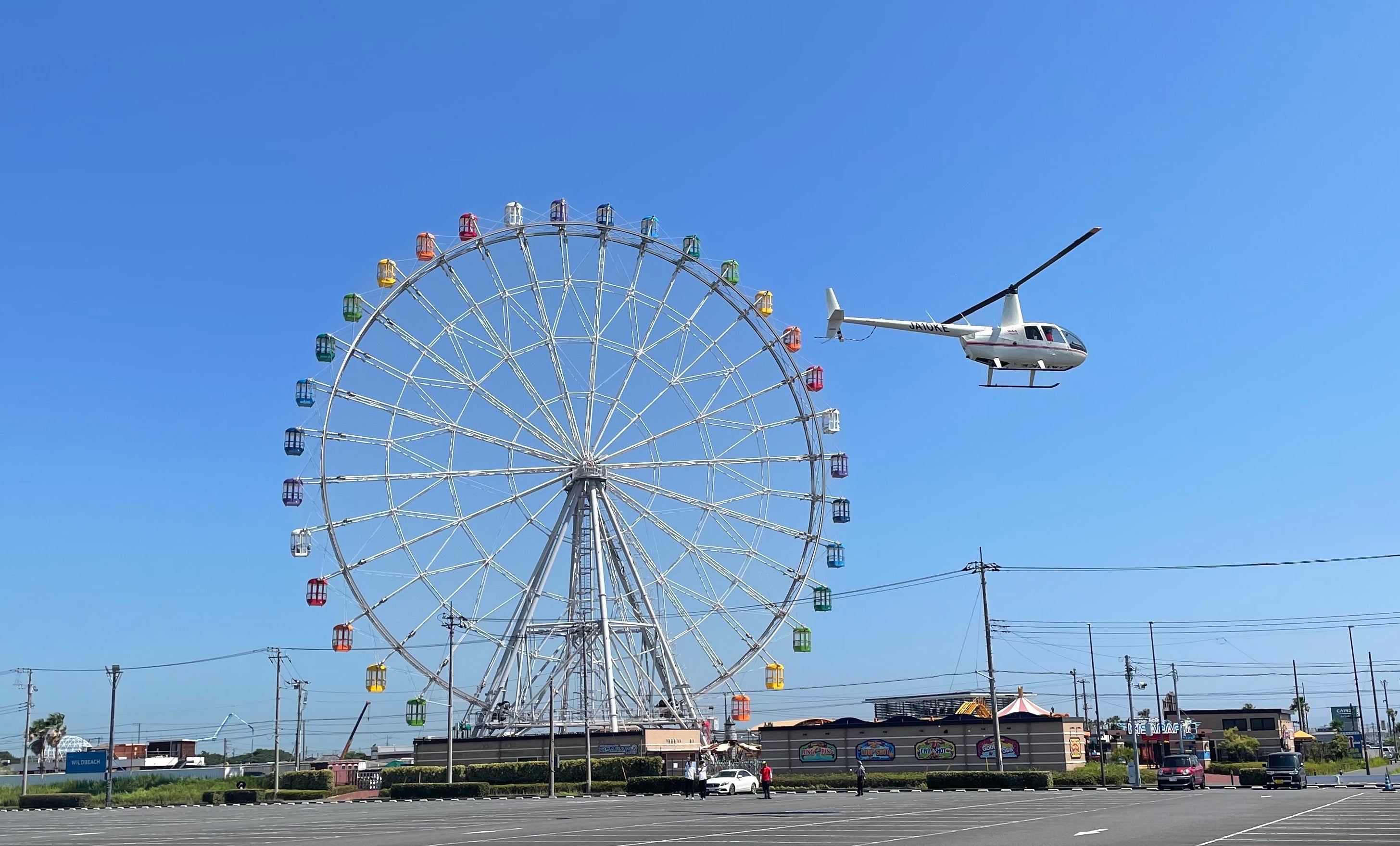 三井アウトレットパーク木更津でヘリコプター遊覧がスタート！新木場・東京ヘリポートから片道16分で移動できるヘリタクシープランも登場