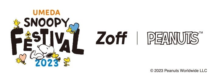 「うめだスヌーピーフェスティバル2023」にメガネブランド「Zoff」POP UPストアが待望の登場