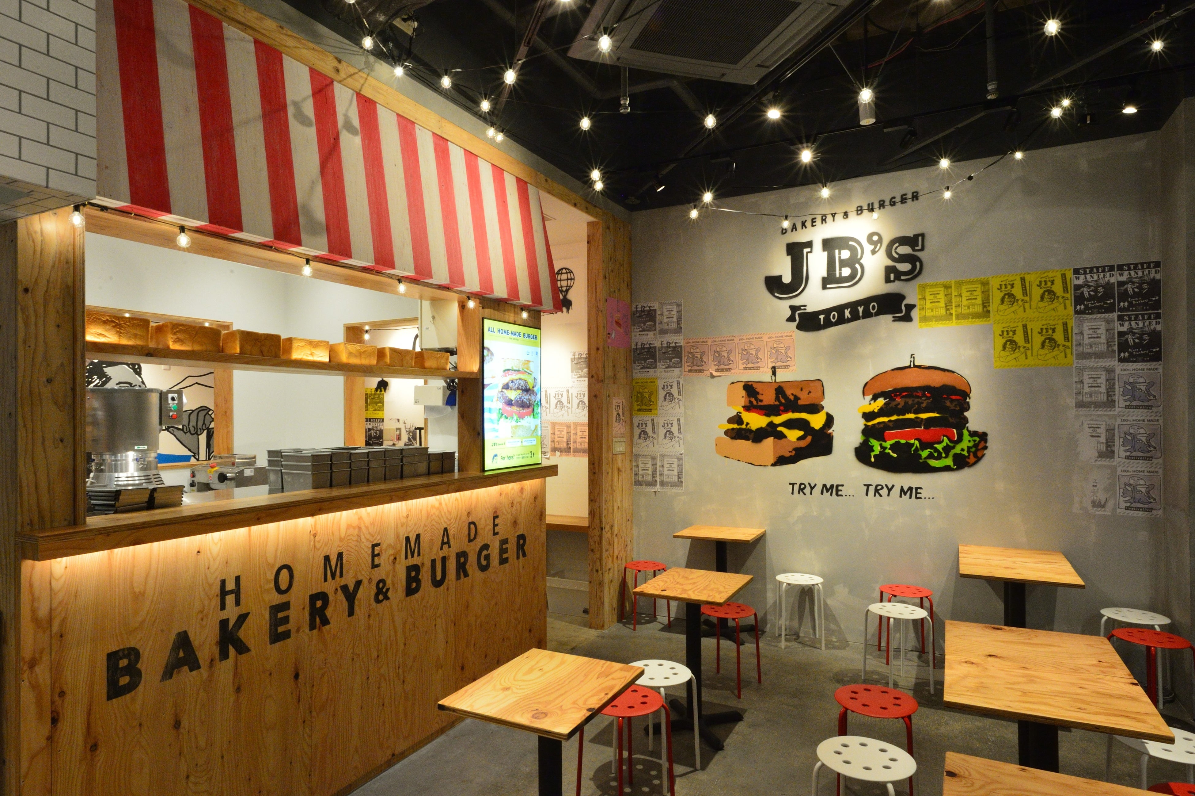 100％手づくりを誇る“四角いハンバーガー”の人気店「JB’s TOKYO ミヤシタパーク店」8月17日オープン！