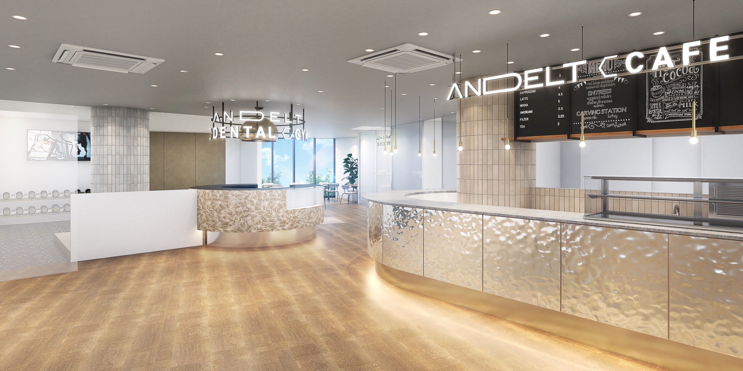 歯科医院・カフェ・ジムの共同ウェルネス施設「ANDELT(アンデルト)」が道玄坂通に開業