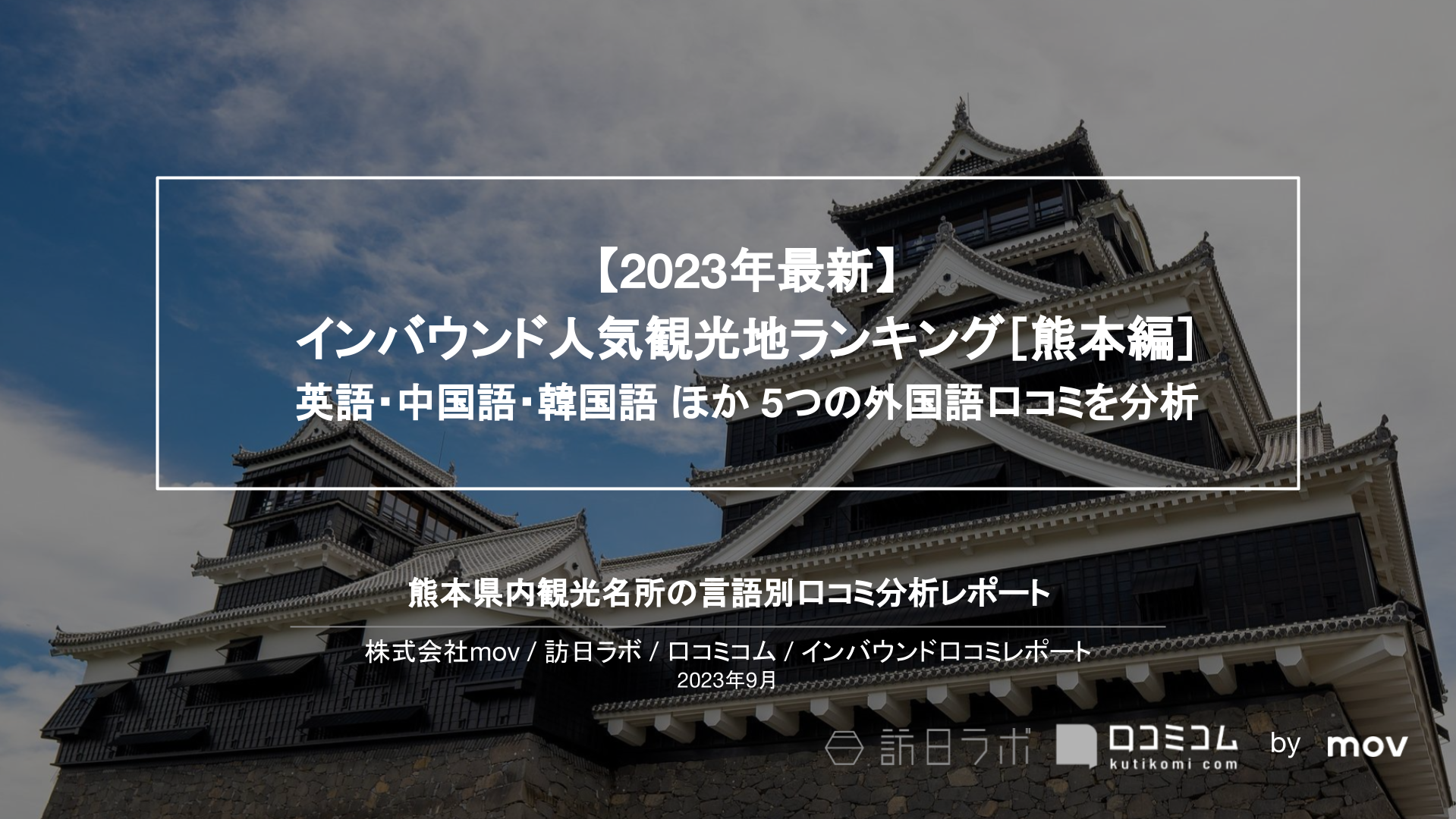 【独自調査】インバウンド人気観光地ランキング熊本編：コロナ後 最新の訪日客の支持を集めたスポットTOP10を発表　#インバウンドMEO