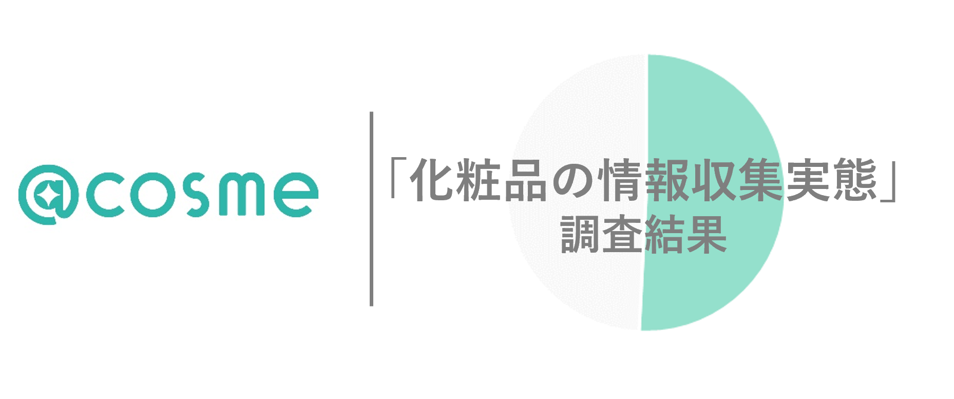 @cosme「化粧品の情報収集実態」調査結果