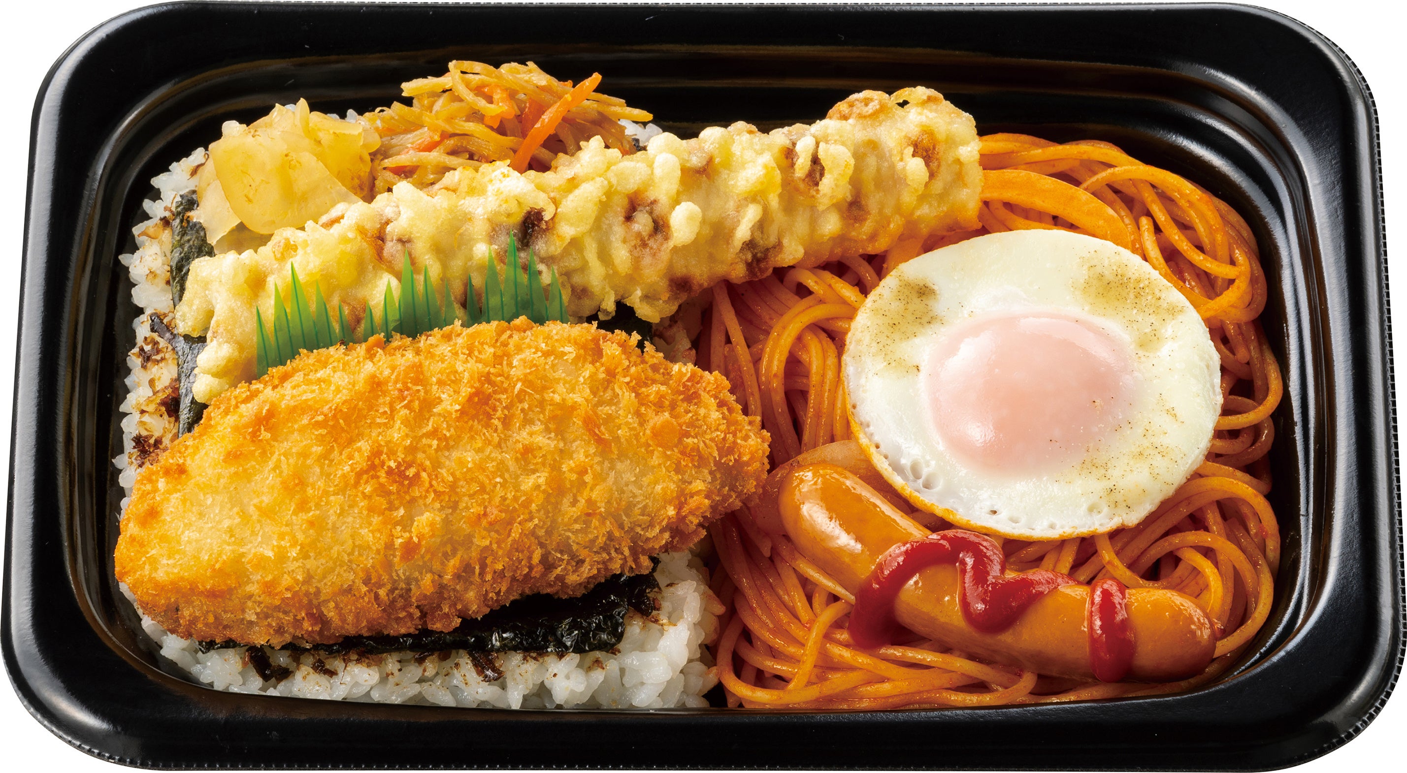 BIGのり弁当(ナポリタン)　640円⇒550円