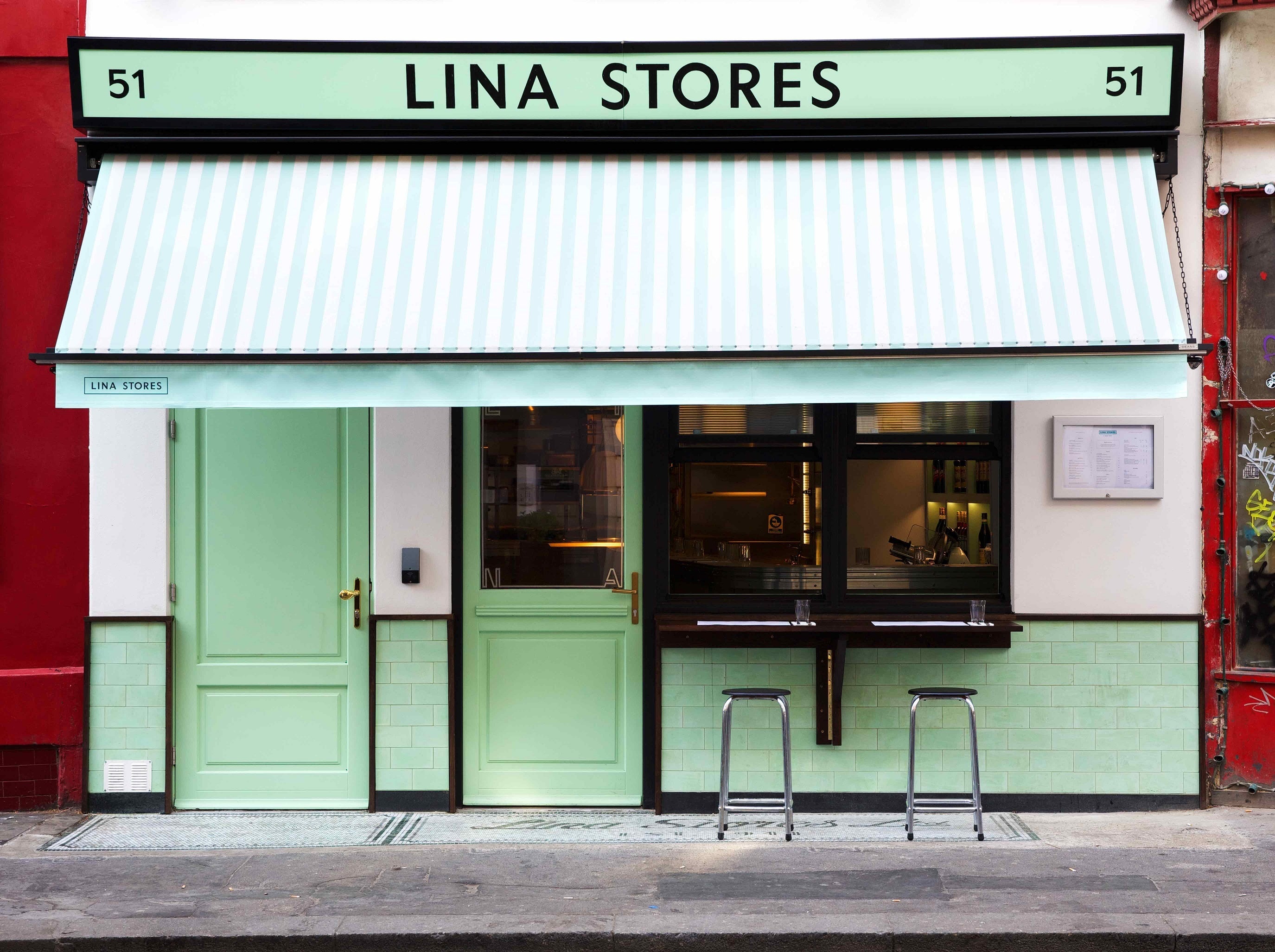 Lina Stores レストラン ロンドン、ソーホー地区 グリークストリート