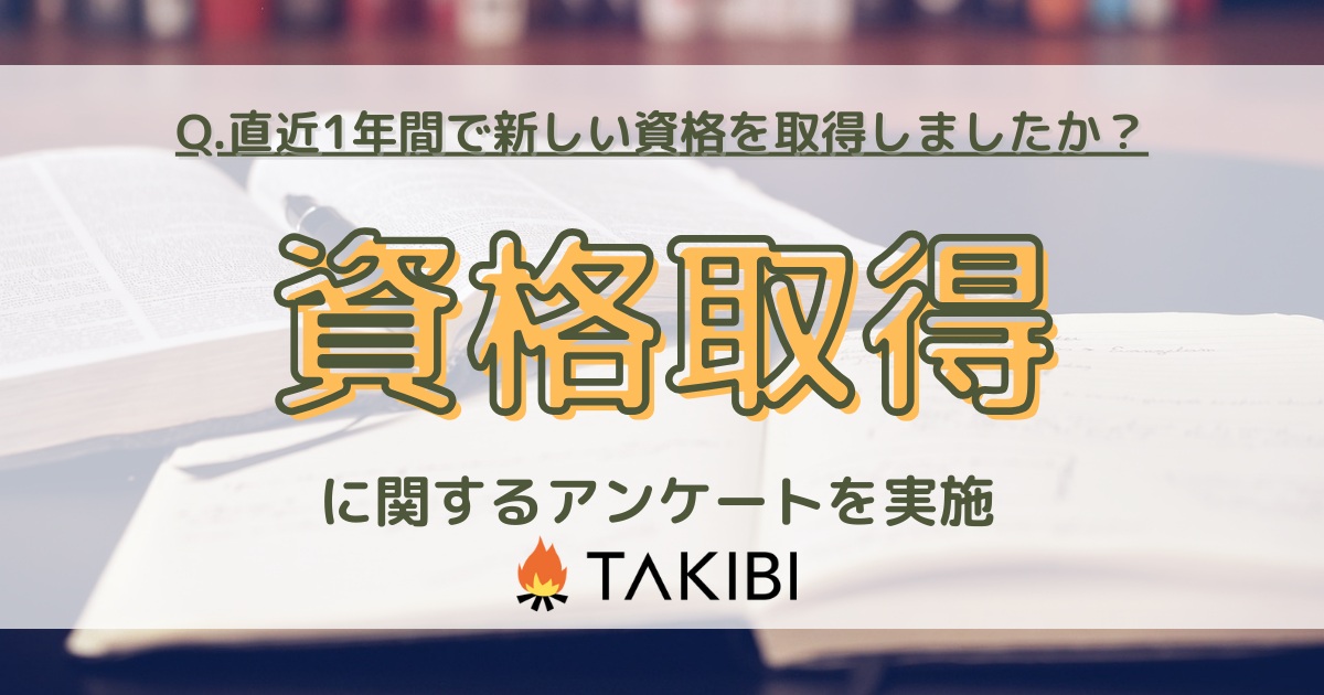 直近1年で新しい資格を取得した人は19.8％！また勉強中や取得を考えている人も含め資格取得に前向きな人は全体の54.6%という結果に